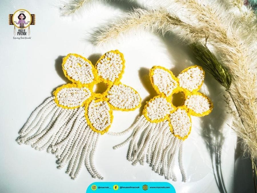 Handmade Fairy Poppy Earrings