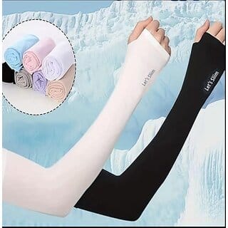 Prism Arm Sleeves with Thumb Hole - Unisex Sun Protection Hand Covers for Men, Women, Boys & Girls_CLN-T-130