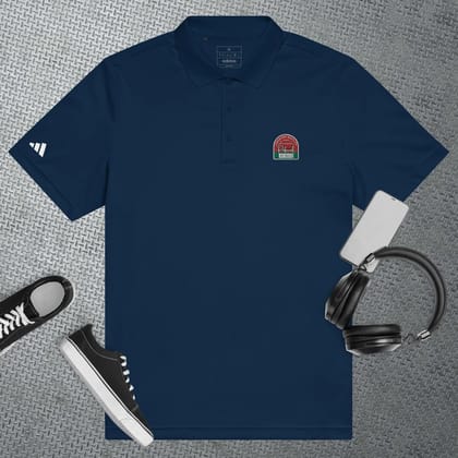 Adidas Sports Polo with ZaaQ Embroidery on it  Elevate Your Athletic Style