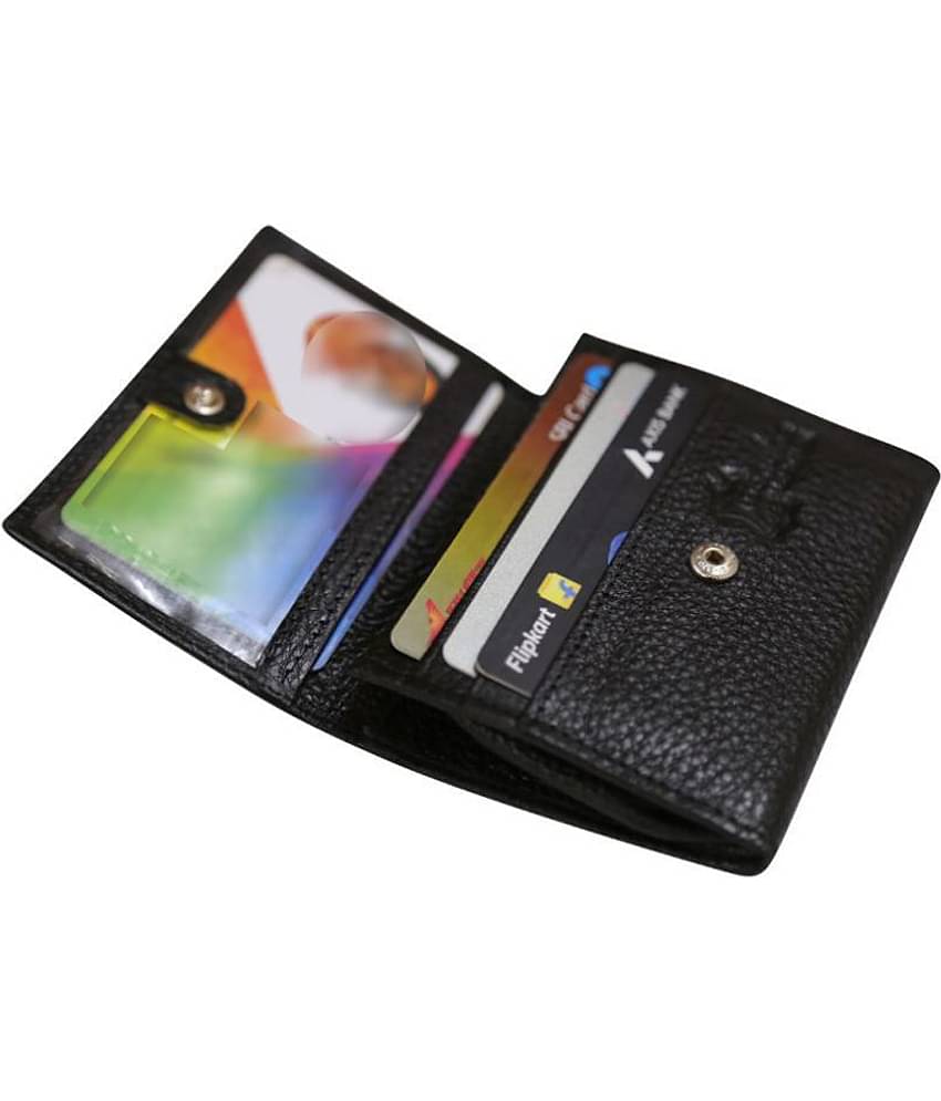 STYLE SHOES Leather Black Atm, Visiting , Credit Card Holder, Pan Card/ID Card Holder , Pocket wallet Genuine Accessory for Men and Women