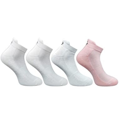 4_Pair Set Unisex Casual Cotton Printed Ankle Length Socks (Multicolor)-PID63457
