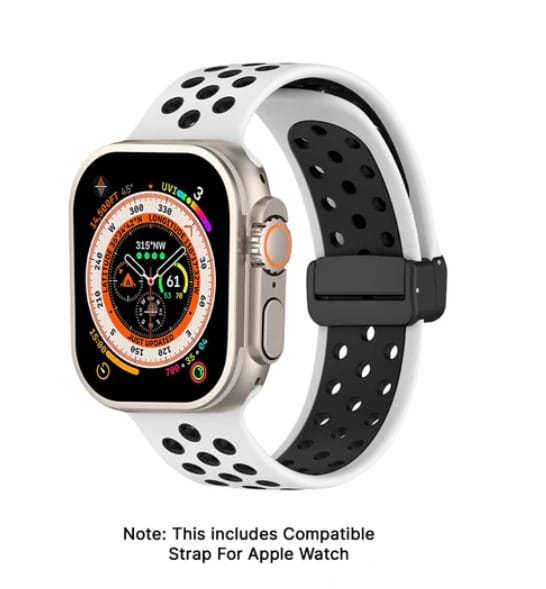 Atlanta - Magnetic Buckle Bracelet Liquid Silicone Watch Strap 42 MM