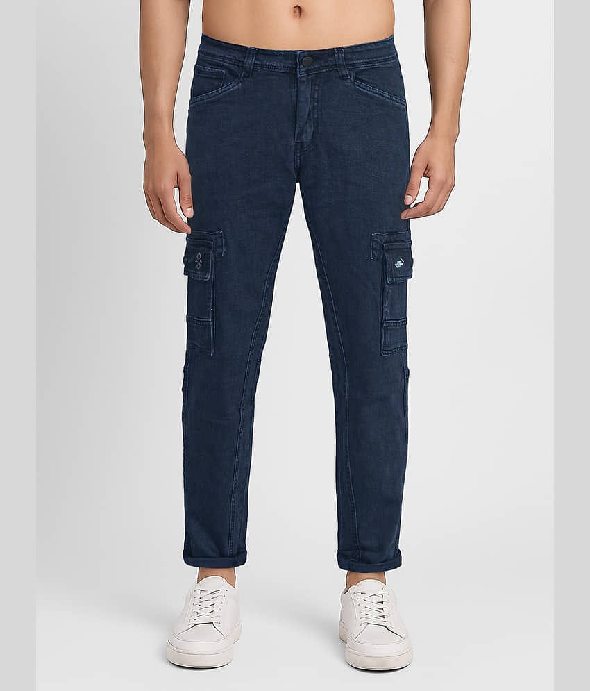 plounge Clean Look Men's Jeans - Grey ( Pack of 1 )