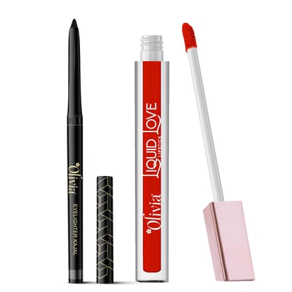Olivia Makeup Kit Combo 2- Kajal & Lipstick