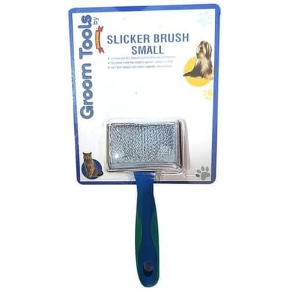 Groom Tools Soft Pin Slicker Brush Small