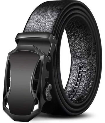 Loopa - Black PU Men's Casual Belt ( Pack of 1 )