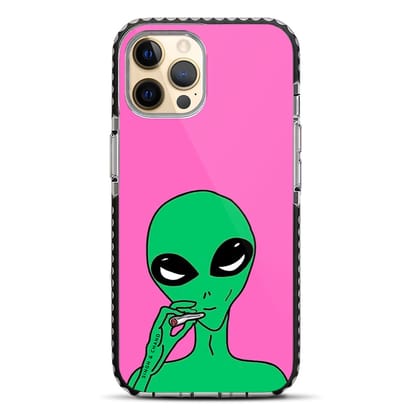 Funky Alien iPhone 12 Pro Max Stride Phone Case-Stride