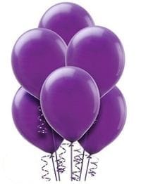 Purple Latex/Rubber Balloons - Helium Quality - 12 inches - 10PC - Party and Festive Needs | Buy online on ZillyBuy