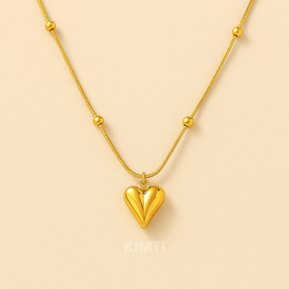 18K Gold Plated Little Heart Necklace