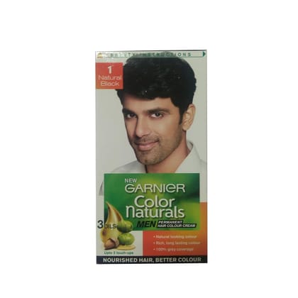 Garnier Color Naturals Men Natural Black Shade 1 (Pack Of 2) Garnier Color Naturals Men Natural Black Shade 1 (Pack Of 2)