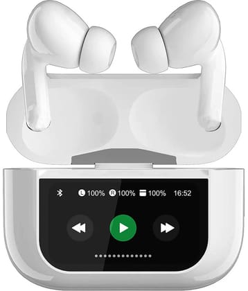 Retailstore Led Display Earbuds In Ear TWS White