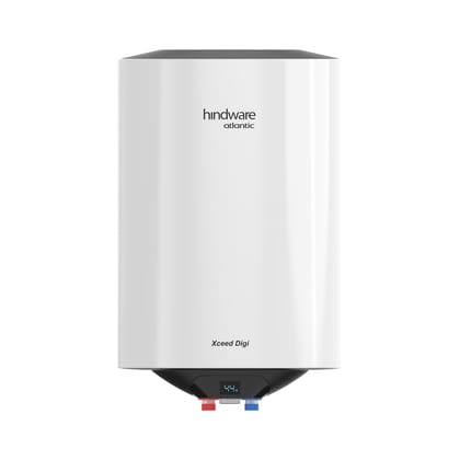 Hindware Smart Appliances Xceed Digi 25L | Powerful 2Kw Water Geyser for Bathroom | 5 Star BEE Rating | Glasslined Coated Tank | Storage Water Heater (White) Hindware Smart Appliances Xceed Digi 25L | Powerful 2Kw Water Geyser for Bathroom | 5 Star BEE R