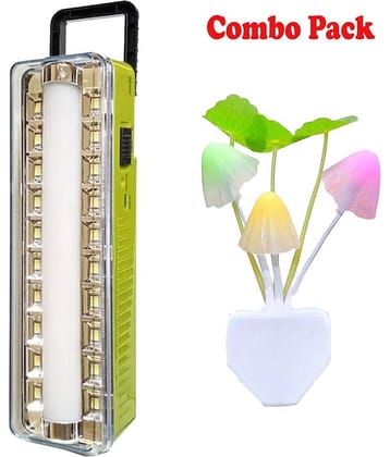 Stylopunk 10W Emergency Light ST38 Free Night lamp Multi - Pack of 2