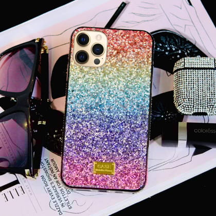 Rainbow Glitter Bling Rhinestones Luxury Cover(Available for iPhone 11 / 11 Pro / 11 Pro Max)-iPhone 11 Pro Max