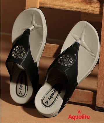 Aqualite - Black Women's Flats - None