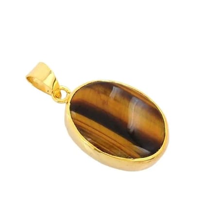 Tiger Eye Pendant with Natural Tiger Eye stone Pendant For Astrological Benefits