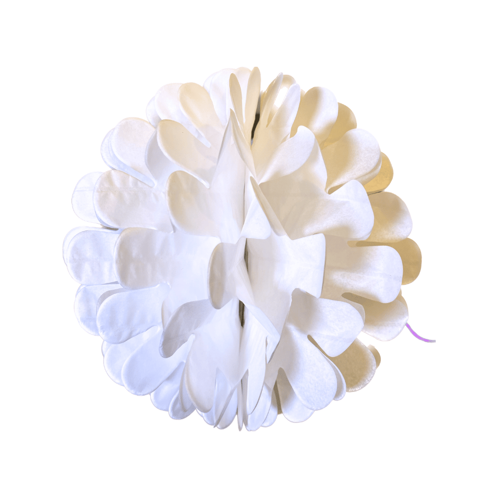 Fluffy Decoration White - 1 PC - Party and Festive Needs | Buy online on ZillyBuy