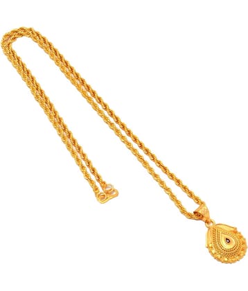 Jewarhaat - Golden Pendant ( Pack of 1 )
