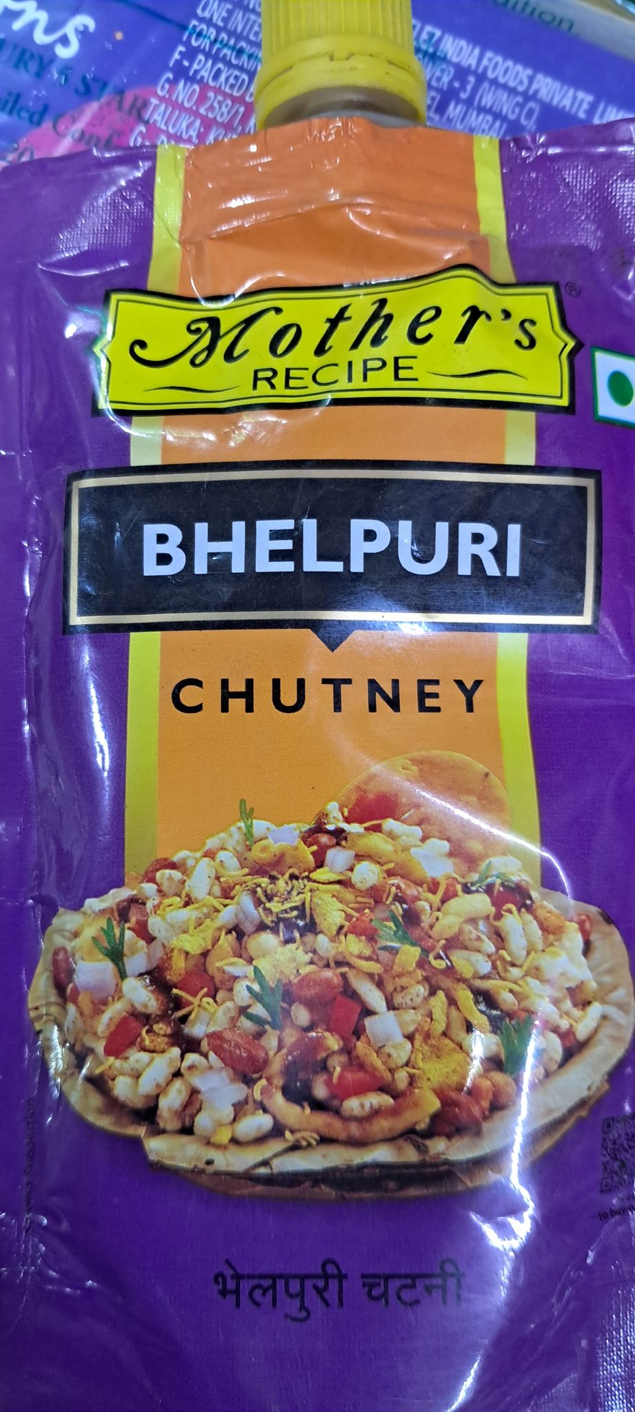 Mothers bhelpuri chutney 85g