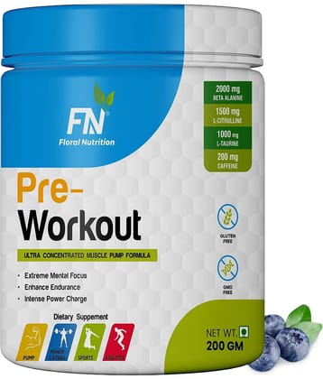 Floral Nutrition Pre Workout Amino Acid 200 gm