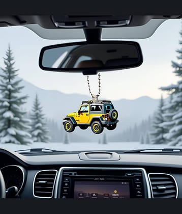 3Mads Polyresin Car Hanging For Car ( Pack of 1 )