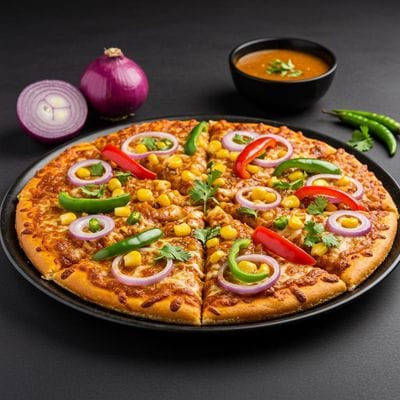 Makhani Veggies Pizza