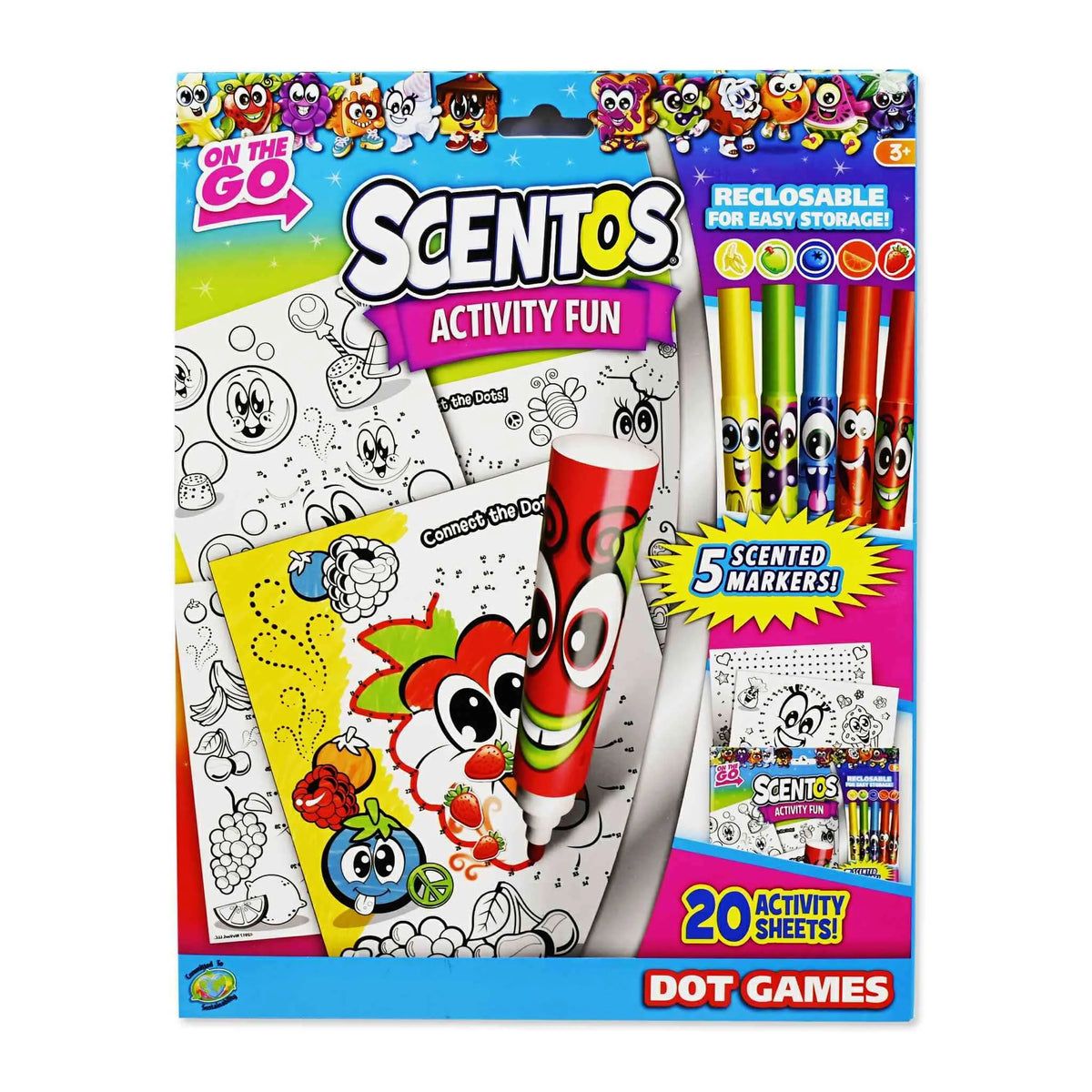 Scentos Activity Fun Dot Games 45165