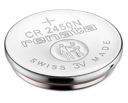 CR2450N Renata Lithium Coin Battery, 1 battery