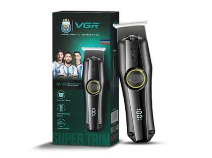 VGR V-905 Professional Precision Hair Trimmer 120 min Runtime 4 Length Settings (Black)