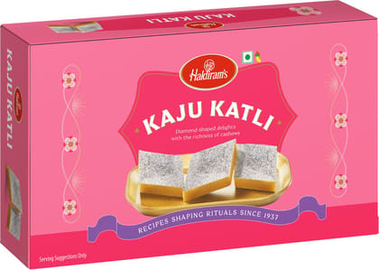 Haldiram's Kaju Katli Box | Premium Cashew Sweet | Ideal for Gifting & Celebrations Box (200 g)