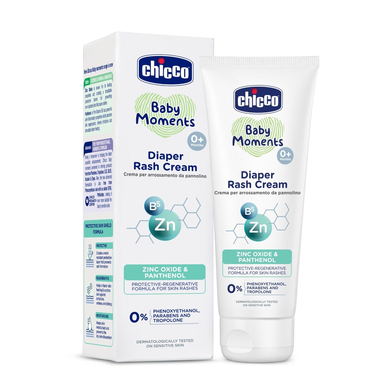 Chicco Baby Moments Rash Cream 100g-Baby Moments Rash Cream / 100g