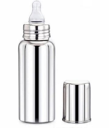erum - 200 Silver Feeding Bottle ( Pack of 1 )