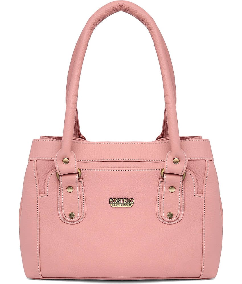 Fostelo - Light Pink  PU Shoulder Bag
