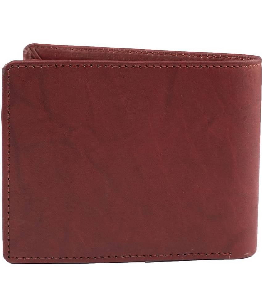 Keviv Leather Red Casual Regular Wallet