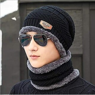 Ultra Soft Unisex Woolen Beanie Cap Plus Neck Scarf Set for Men Women Girl Boy - Warm (Multi Color) Ultra Soft Unisex Woolen Beanie Cap Plus Neck Scarf Set for Men Women Girl Boy - Warm (Multi Color)