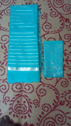 Elegant Blue Embroidered Designer Saree