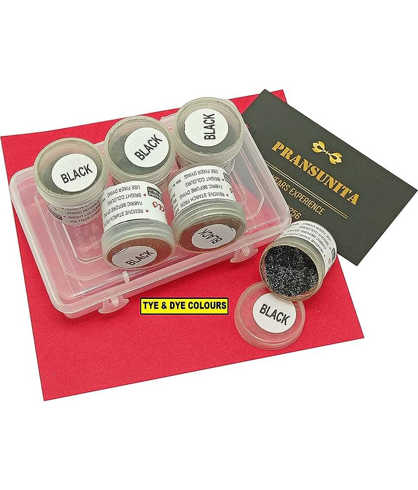 PRANSUNITA Other Tie & Dye Textile Pigment Powder Colors ( Pack of 6 )