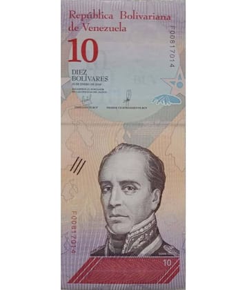 SUPER ANTIQUES GALLERY - VENEZUELA 10 MIL BOLIVARES IN TOP GRADE 1 Paper currency & Bank notes