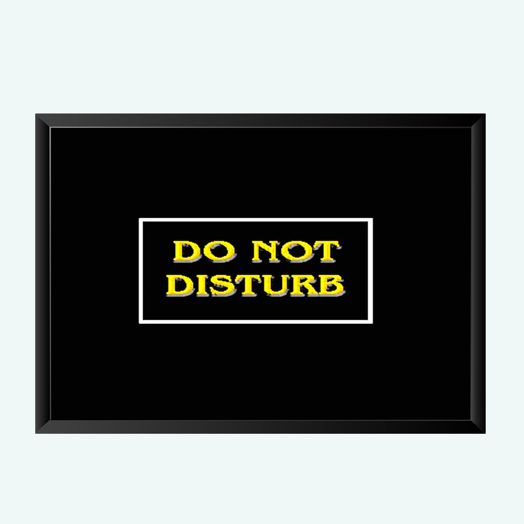NOKKES Do Not Disturb Wall Photo Frame For India Love And Wall Decoration Wall Photo Frame Size 8X12 Inch_14