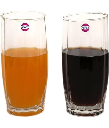 Afast Water/Juice  Glasses Set,  400 ML - (Pack Of 2)
