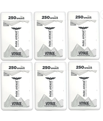 Park Avenue Deodorant Spray & Pocket Perfume Woody Medium -Fragrance For Unisex ( Pack of 6 )