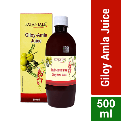 Patanjali Giloy Amla Juice, 500 Ml Patanjali Giloy Amla Juice, 500 Ml
