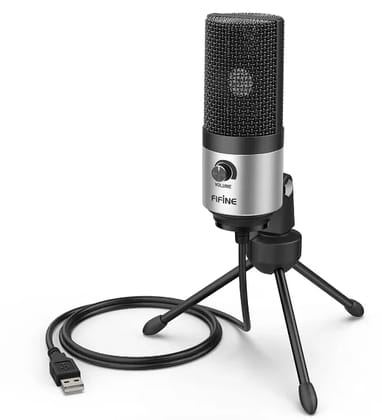(Refurbished) Fifine K669S - USB Microphone Condenser (Silver)