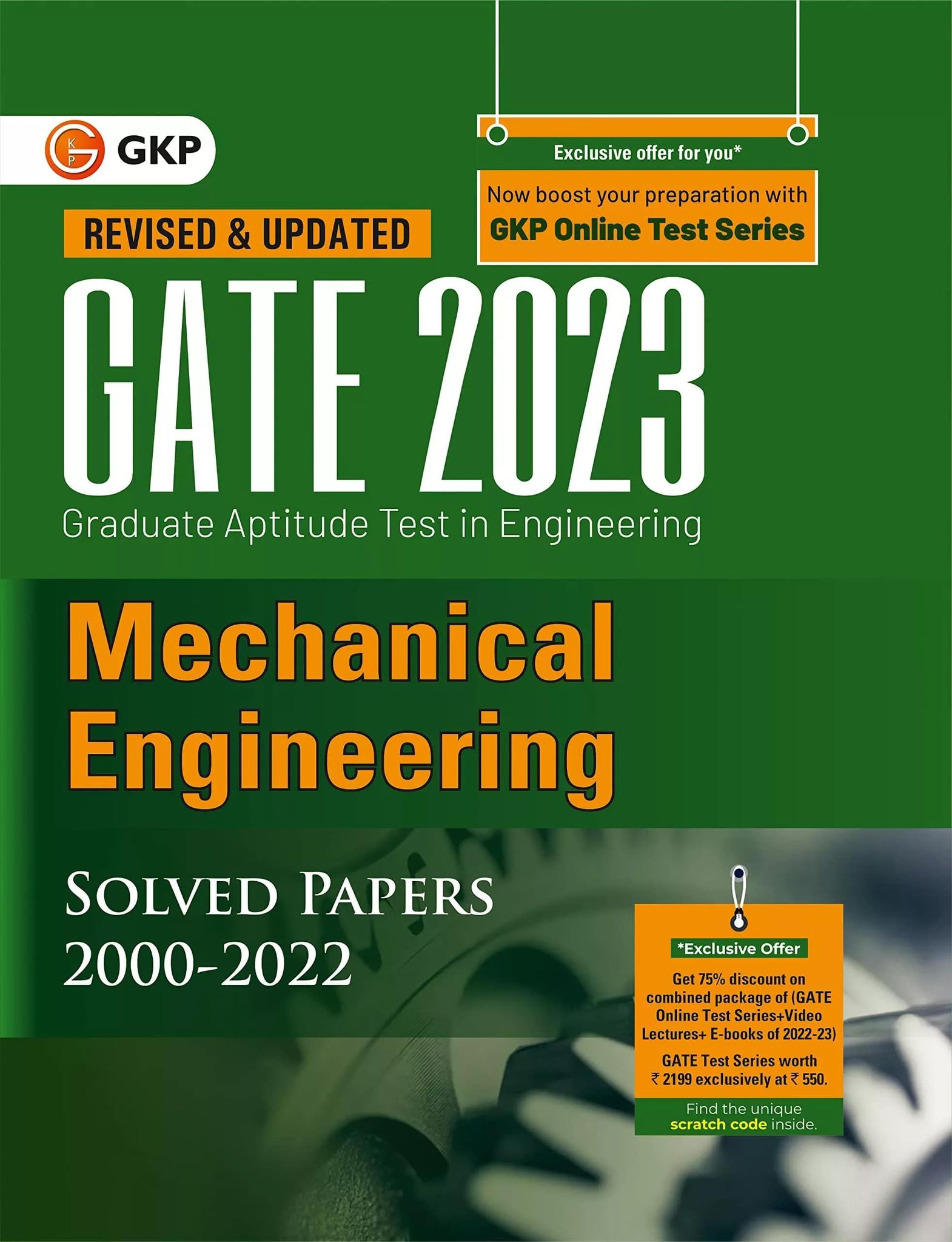 GATE 2023 : Mechanical Engineering - Solved Papers (2000-2022) By GKP