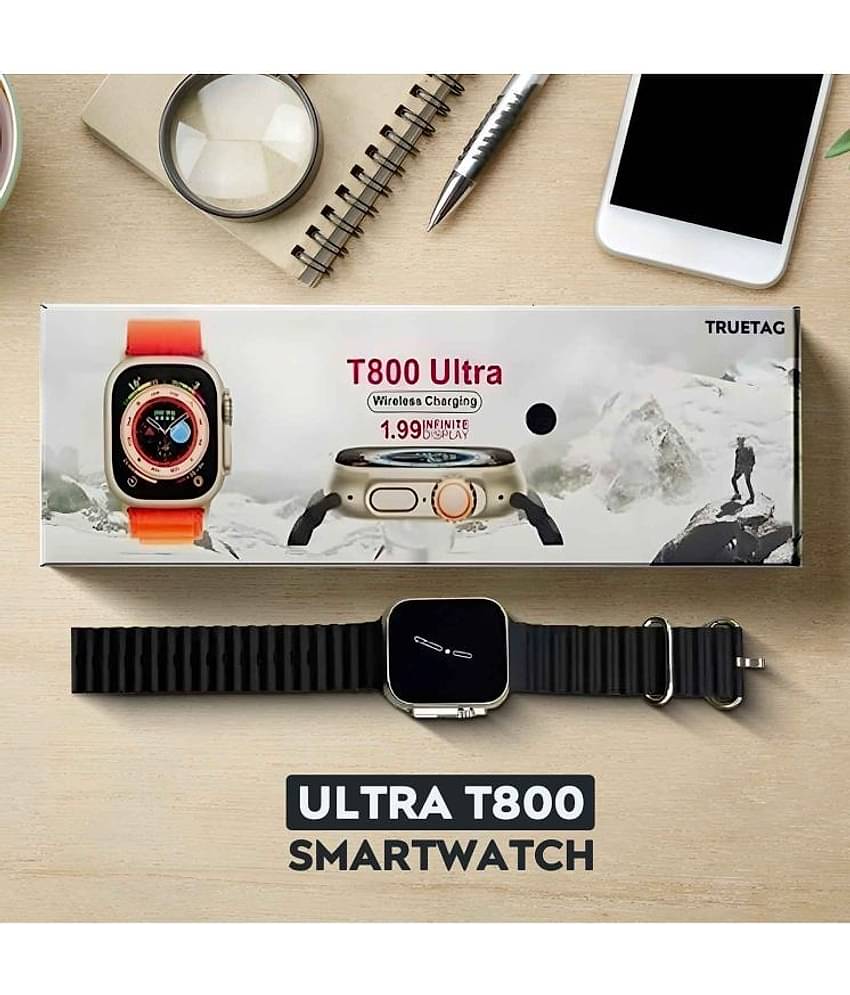 ENTROK AMOLED BT Calling Smart Watch with Rubber Strap Upto 1-2 days Backup ( Black )