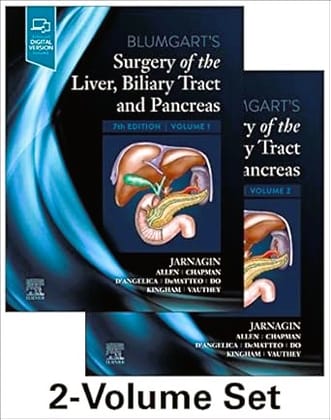  Blumgart's Surgery of the Liver, Biliary Tract and Pancreas, 2-Volume Set:Â  7ed 