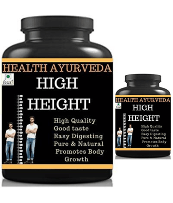 Health Ayurveda high height chocolate flavor 0.2 kg Powder Pack of 2