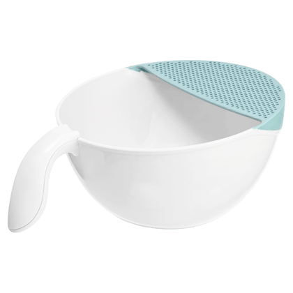 Modi Care Soak and Strain Food Washing Bowl with Strainer Three Thousand Millilitre
