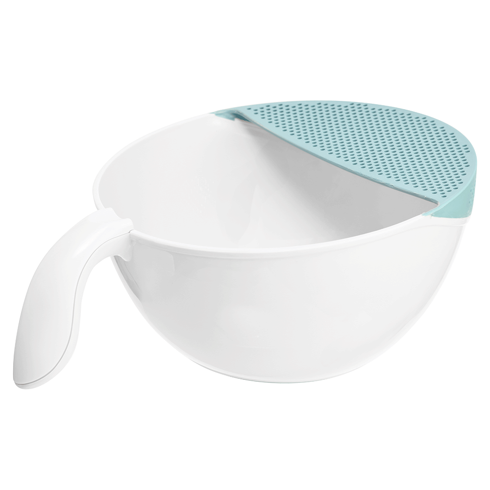 Modi Care Soak and Strain Food Washing Bowl with Strainer Three Thousand Millilitre