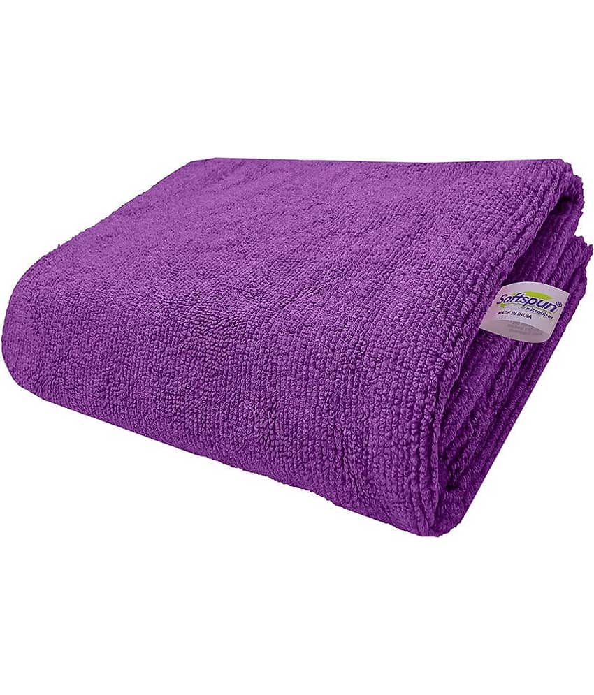 SOFTSPUN Single Gym Towel Purple